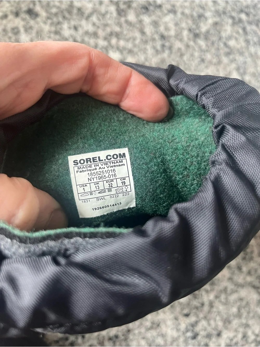 Sorel Black Kids Winter Flurry Boots